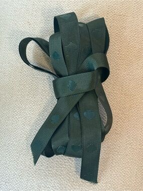 KATE SPADE Dark Green Grosgrain Ribbon